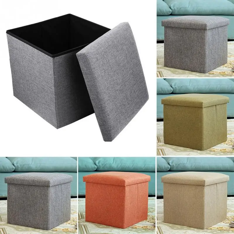 Buy New Arrival Square Linen Folding Home Storage Box