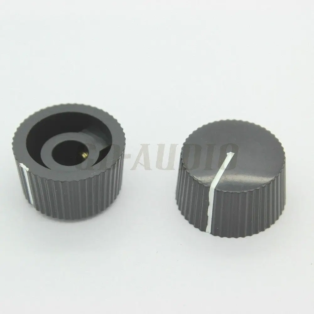 Buy 21x12mm black ABS plastic 1/4" shaft hole rotary