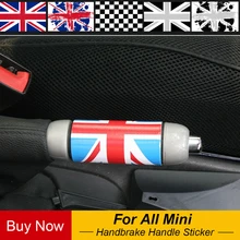 1 шт. Юнион Джек Авто ручной тормоз DIY Наклейка для Mini Cooper One JCW S Clubman земляк автомобиль-Стайлинг Аксессуары