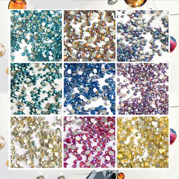 

SS16 SS20 AB Non Hotfix Rhinestones Flat Back Strass Crystals Rhinestone Accessories For Clothing Garments Costume Decoration