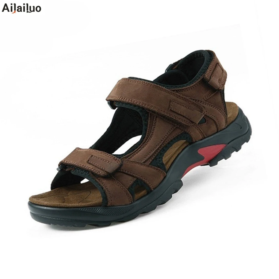 Aliexpress.com : Buy Top Quality Sandal 2018 Men Sandals Summer Genuine ...