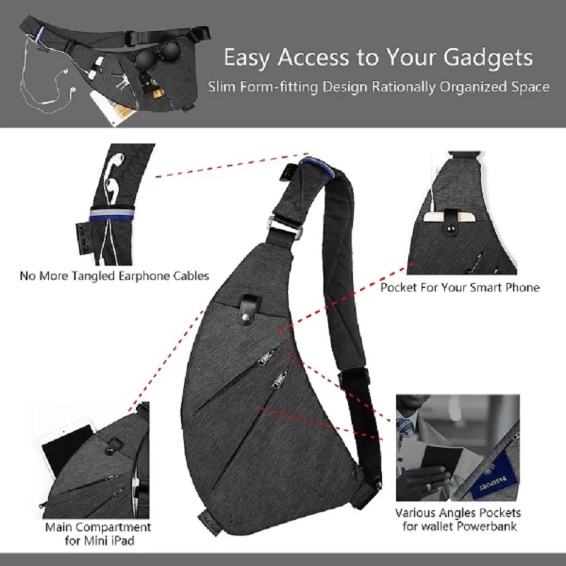 chest sling backpack