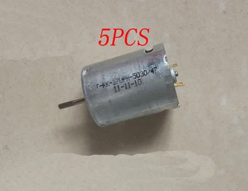 

5PCS 370 DC Micro Motor M2 Embossed Shaft High Torque Carbon Brush Motor 3V-7.4V 24.3x30.8mm Parts for RC Boat/Car Model