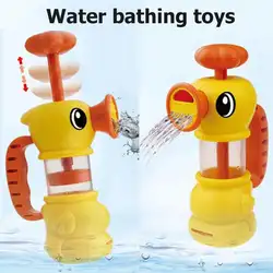 Детская забавная игрушка для ванны Милая утка для купания спрей для воды пластиковые развивающие творческие игрушки для детей подарок пазл