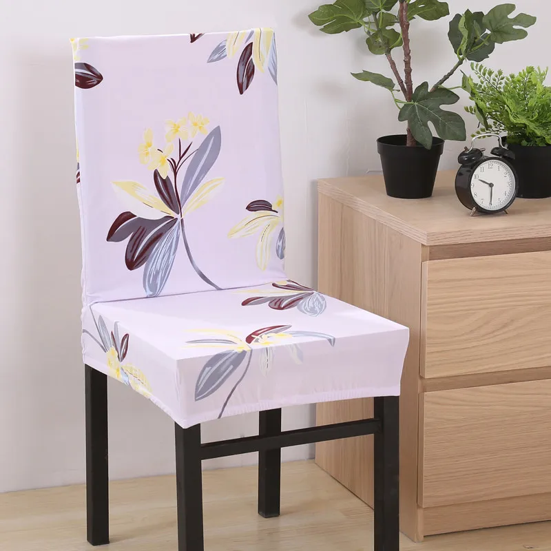 1 шт. эластичный Чехол для стула, домашний стул для столовой, универсальный эластичный спандекс - Цвет: as picture