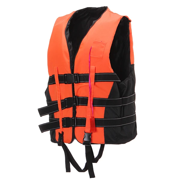 Взрослый плавательный полиэстер пена свисток спасательный пена предотвращения наводнения - Цвет: Orange