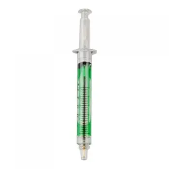

5X Novelty syringe pen doctor nurse hospital green