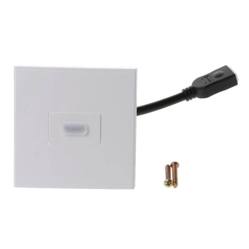 

Deek-Robot HDMI Wall Plate with short cable support 3D 4K