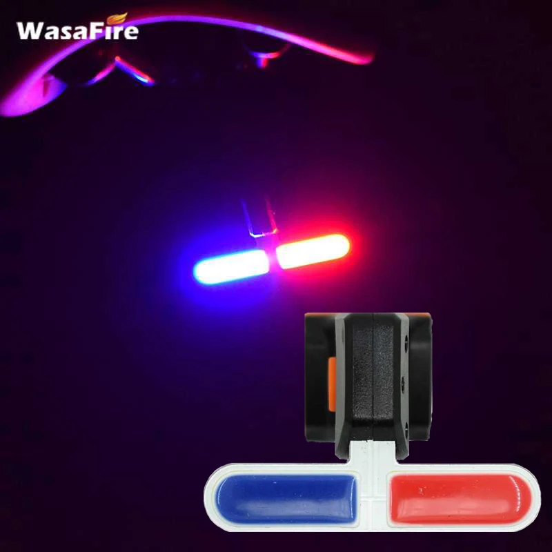 Новый USB Перезаряжаемый велосипедный задний фонарь WasaFire luz bicicleta COB Светодиодная