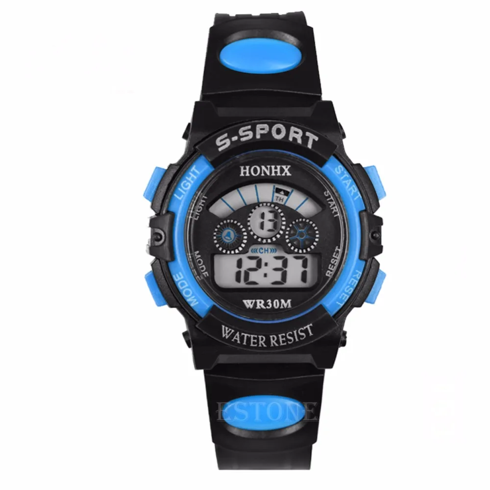

JAVRICK Boy's Kids Digital LED Waterproof Quartz Stopwatch Date Alarm Sports Wrist Watch