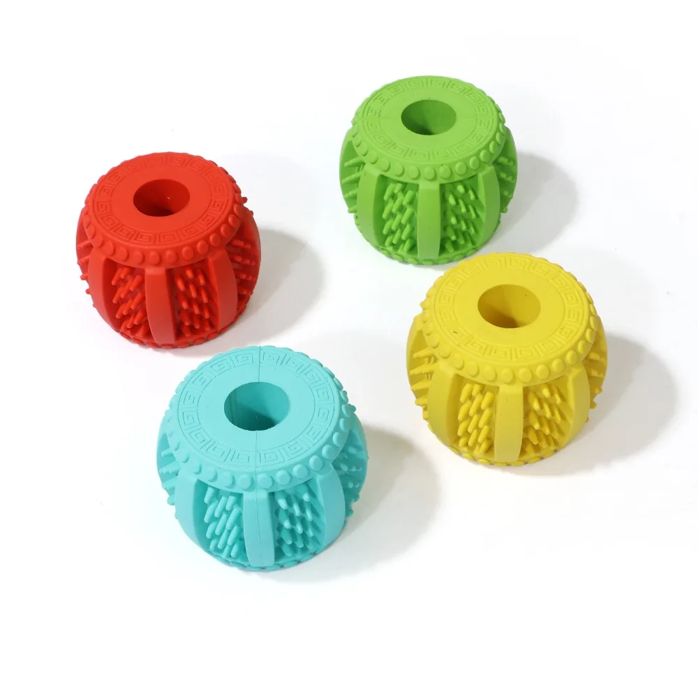 Dog Toy Interactive Rubber Drum Rope Piercing Balls Pet Dog Cat Puppy Extra-tough Chew Training Toys Tooth Cleaning Ball Toys Drum (9)