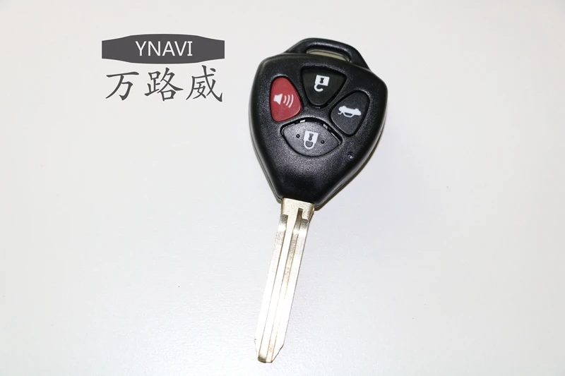 

YNAVI Car Key With 3+1 Buttons Replacement Blank Cover Remote Key Shell TOY43 Blade For Toyota Camry Corolla Avalon RAV4 Yaris