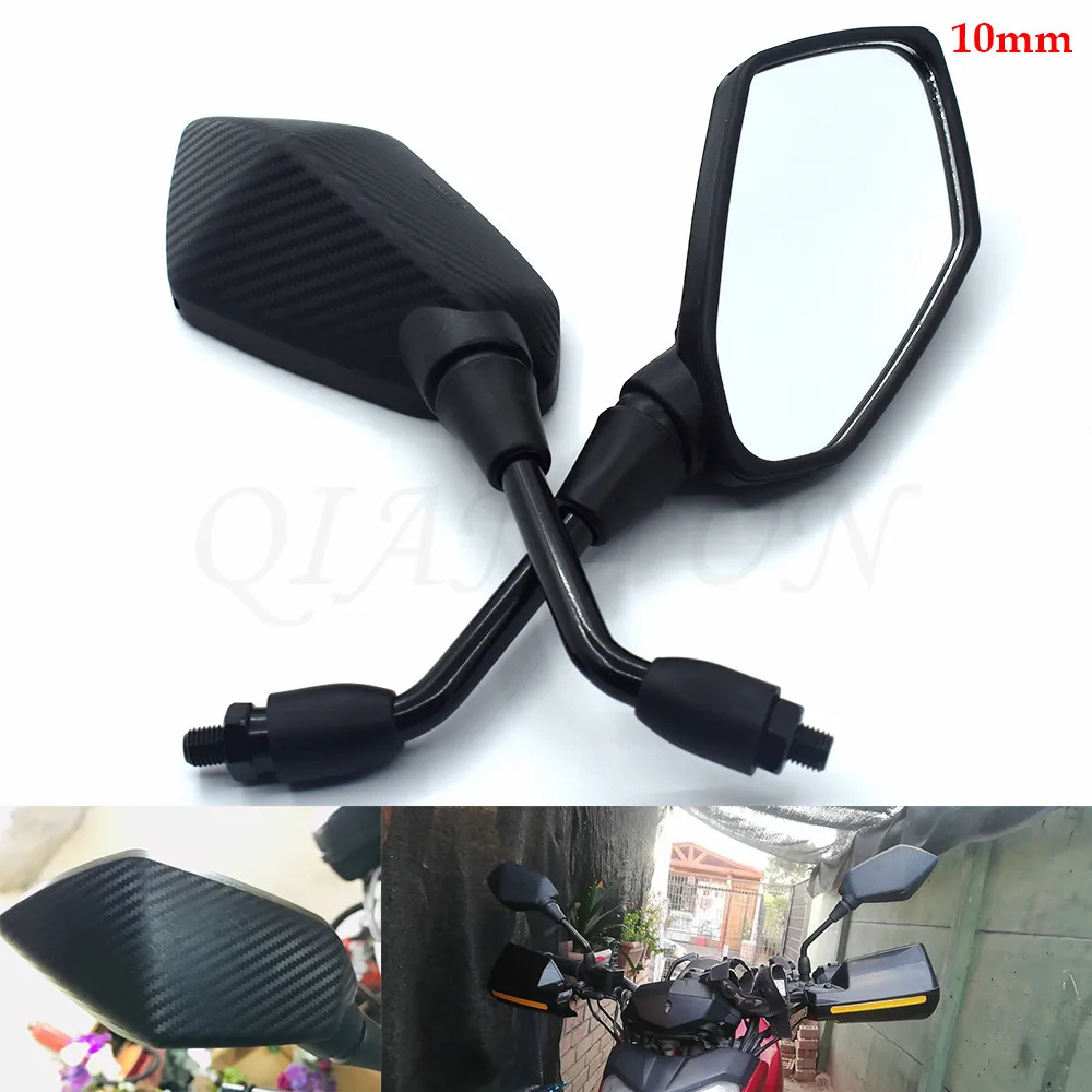 

Universal 10MM Motorcycle Handlebar Rear View Side Mirror Rearview Mirrors For Honda CBR1100XX CBR 1100XX VFR800 VFR 800 ST1300