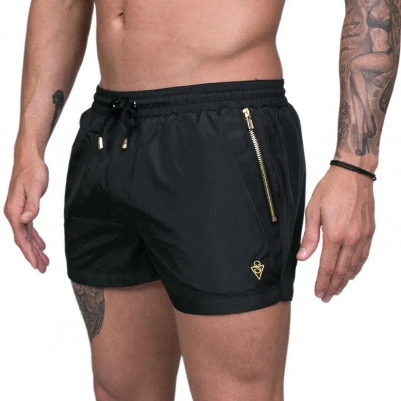 Новые мужские спортивные шорты для фитнеса бодибилдинга мужские летние повседневные крутые короткие мужские брюки штаны для бега и тренировок пляжная брендовая одежда