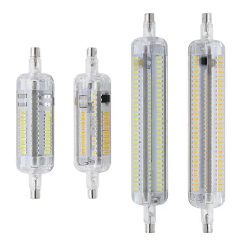 

New Silicone R7S LED Lamp 10W 20W 3014 SMD 78mm 118mm LED Light Bulb AC 220V Energy Saving Replace Halogen Floodlight