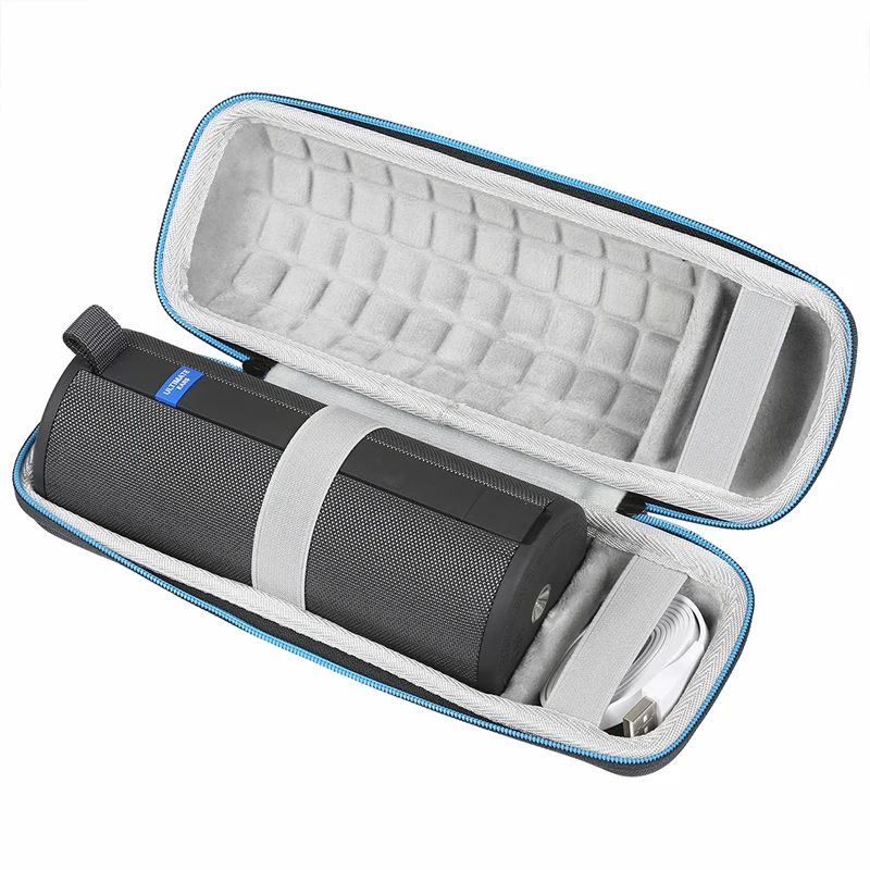 Жесткий Чехол для беспроводной Bluetooth колонки Logitech UE BOOM 3 подходит USB кабеля и