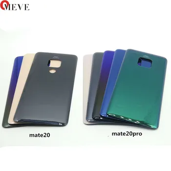 

10pcs/lot For Huawei Mate 20 Battery Cover Back Glass Panel Rear Door Housing Case For Huawei Mate 20 Pro Battery Cover Replace
