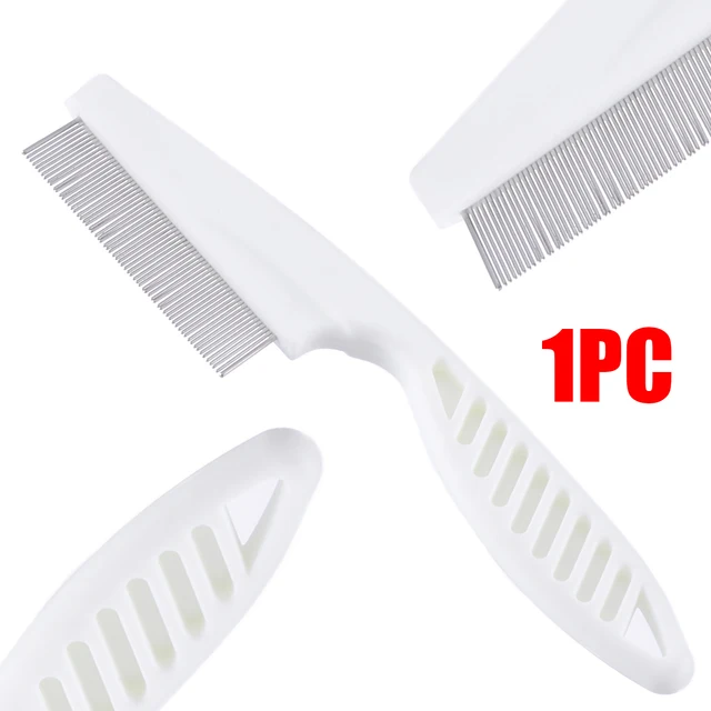 1pc High Comfort Head Lice Comb Metal Nit Head Hair Lice Comb Fine