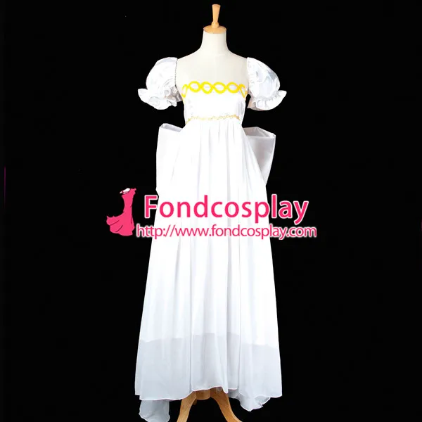 

Sailor Moon Tsukino Usagi white Chiffon dress cosplay costume Tailor-made[G750]