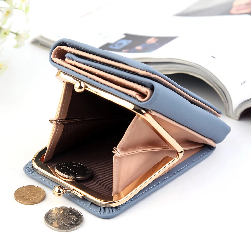 Бизнес-мессенджер, женские короткие кошельки, мини-кошельки, маленькие складные женские портмоне, держатель для карт, portfel#516