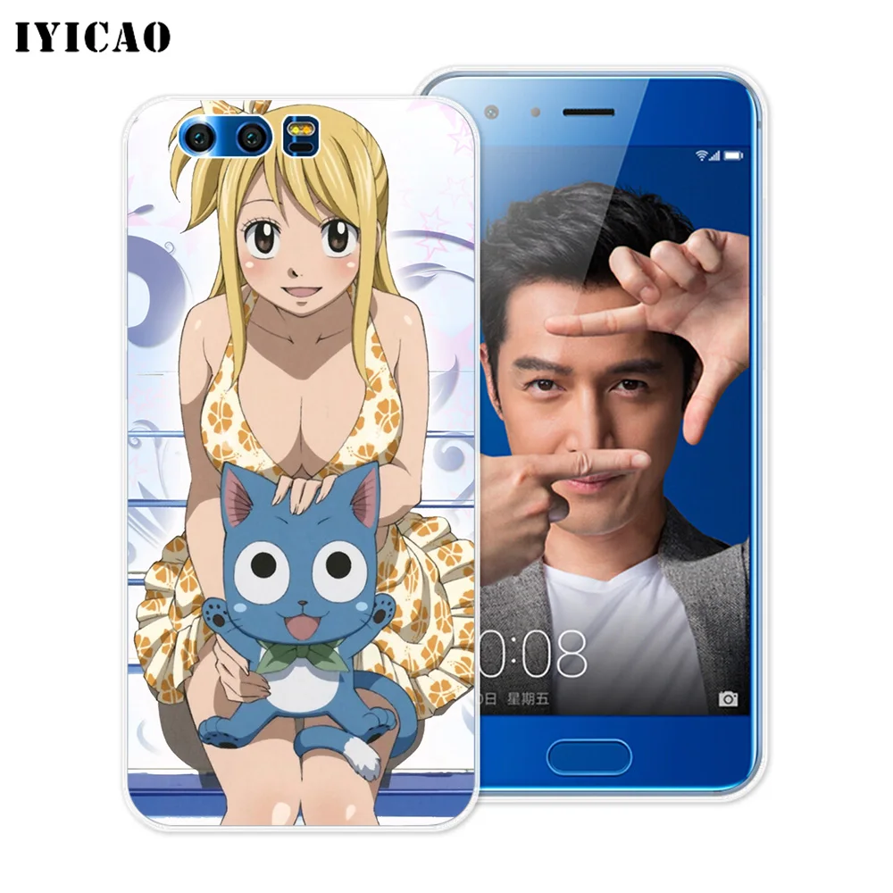 Мягкий силиконовый чехол IYICAO для Huawei Y9 Y7 Y6 Prime 2018 Honor 8C 8X 8 9 10 Lite 7X 7C 6A 7A