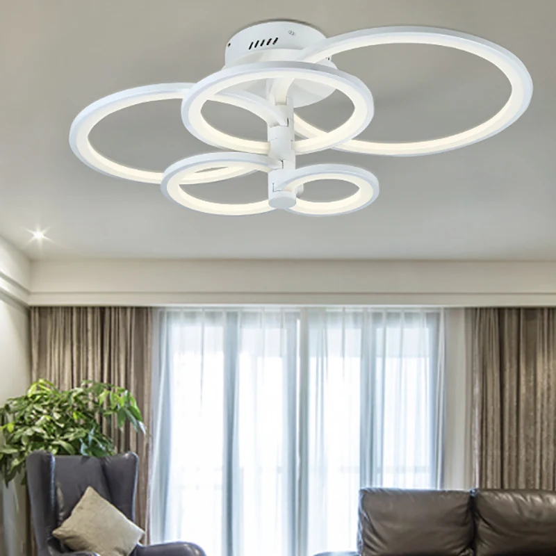 

IPROLED 110W dia68CM 2.4G RF remote control or wifi control CCT and brightness 5 ring surface mounted led ceiling light
