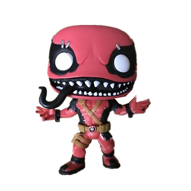 Funko pop official Contest Of Champions-Venompool Death Shaking Head Venom  Deadpool Marvel Action Figure Model Collection Gift