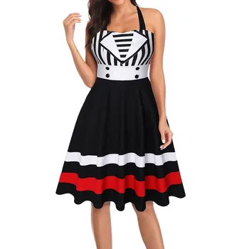 

Women Summer Dress Sexy Off Shoulder Print Sleeves Key Holiday Party Clothes Summer Dress 2019 Vestidos De Verano Neue