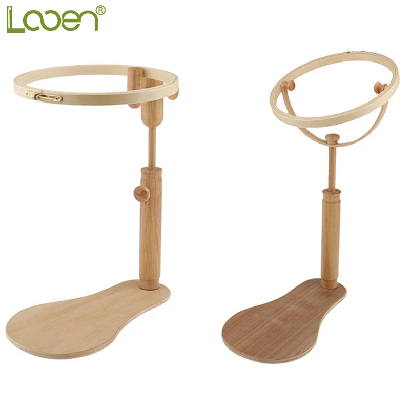 Looen 1 pcs embroidery stand hoop wood embroidery and cross stitch hoop Looen 1 pcs embroidery stand hoop wood embroidery and cross stitch hoop