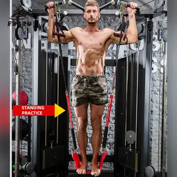 

FDBRO Sport Fitness door Resistance Band Pull up Bar Slings Straps horizontal bar Hanging Belt Chin Up Bar Arm Muscle Training