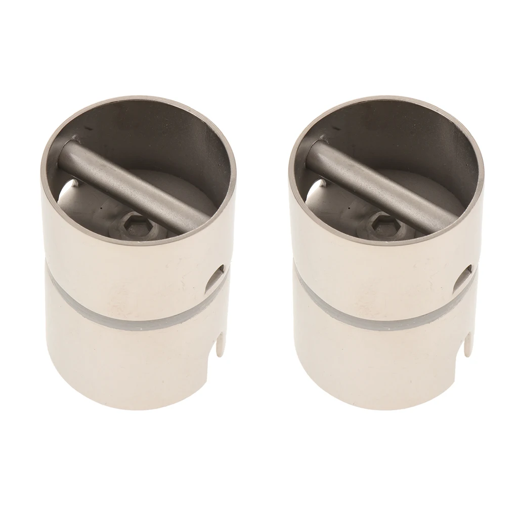 2 Pieces 3133SA Drop In Swivel Rod Holder Adapter-Free Ship 316 Stainless Steel for River Deep Sea Fishing Accessories