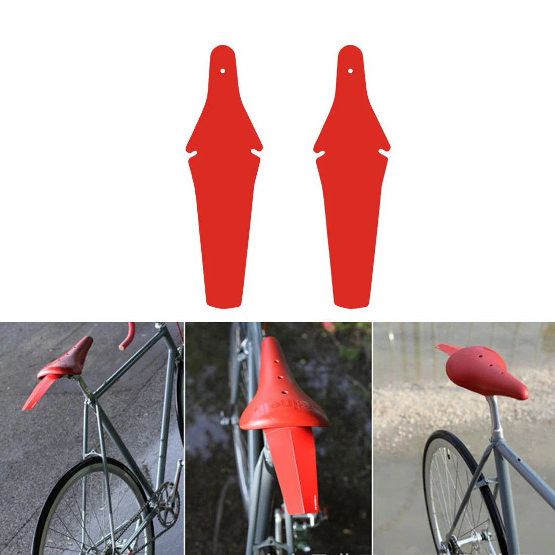 Removable Bicycle Fender Cycling Race Road Bike Rear Saddle Mudguard Accessories