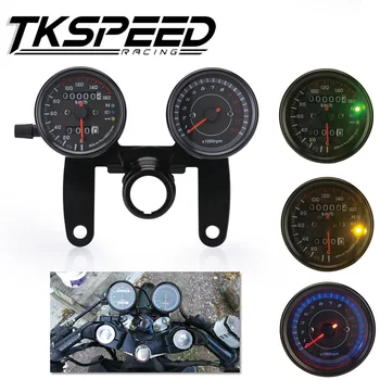 

1Set Black Universal Motorcycle Speedometer Odometer Gauge 0 ~ 160 km/h 13000 rpm LED Backlight tachometer Instrument