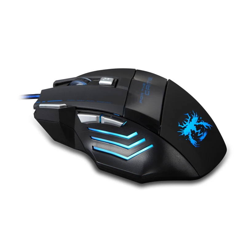 Goedkoop Snigir Merk Release 7 Toetsen USB Wired laptops computer pc notebook muizen Gaming Mouse Led Licht Voor Dota2 cs gaan mause para jogos