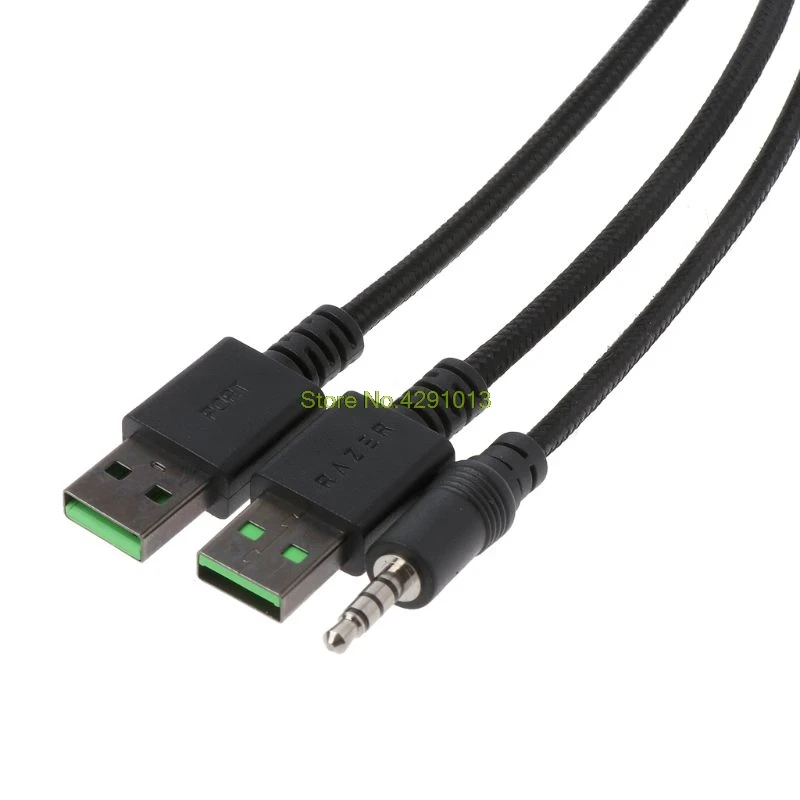  Durable Nylon Braided Line USB Mechanical Keyboard Cable Replacement Wire for BlackWidow Chroma V2 