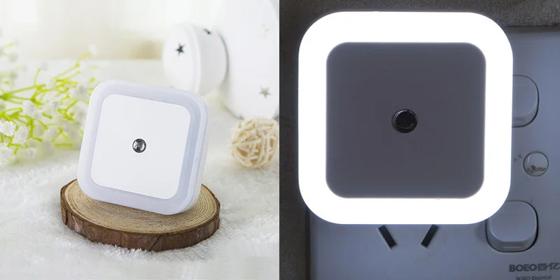 Baby LED night light auto with sensor lamp control 220V EU plug wall lights bedside lamps Backlight for toilet (16)