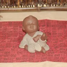 Мелкий песок, керамика, чай, домашнее животное, маленький монах, песчаный кунг-фу, детский чай, домашнее украшение, омоложение земли