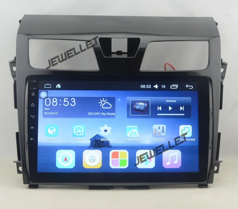 

10.1" Quad-core 1024*600 HD screen Android 8.1 Car GPS radio Navigation for Nissan Teana Altima 2013-2016 with 4G/Wifi, DVR