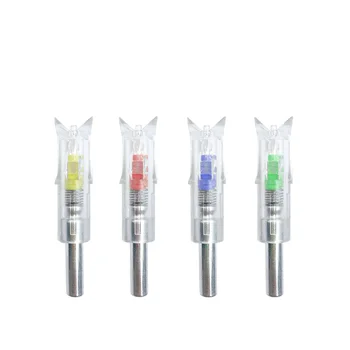 

3pcs ID 7.6mm Archery Lighted Crossbow Arrow Nock Hunting LED Lighting Inside Arrow Tail Nocks Arrow Shaft Accessory