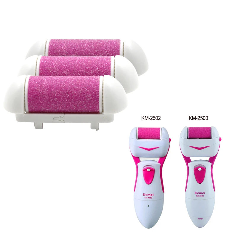 

1PC Roller Grinding Head Replacement Feet Dead Skin removal Pedicure Exfoliating Heel Removal file head fit for KM-2500 KM-2502