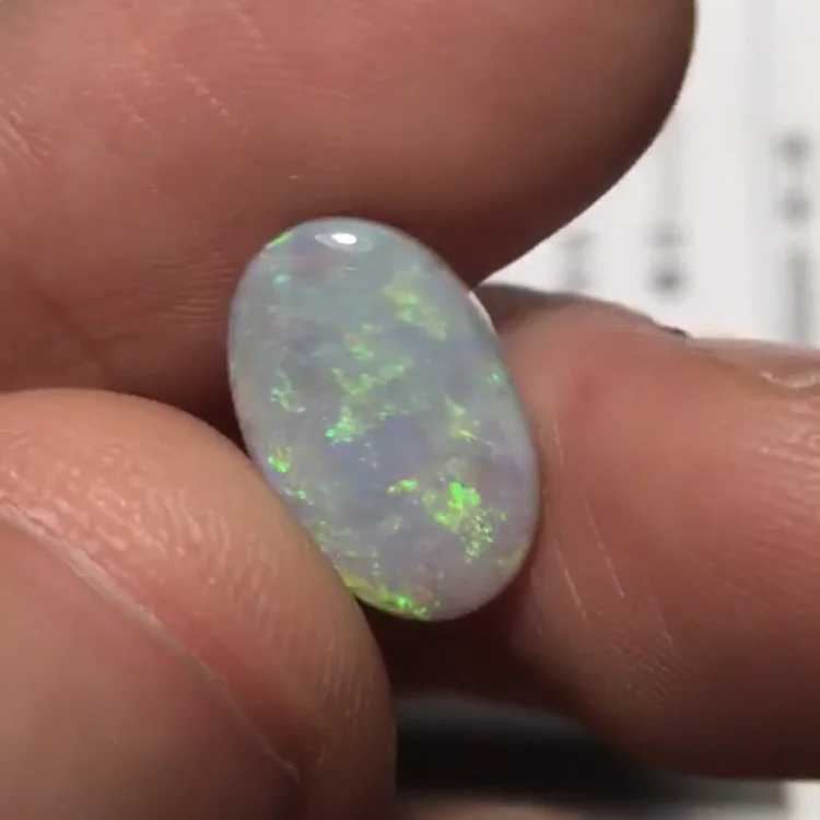 

Opal 3.420ct carat Natural Opal Australia Lightning Ridge Irregular Oval Cut Loose Gemstones Loose Stones Loose Gems