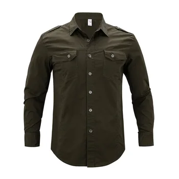 

New Men's Army Clothing Spring Military Shirt Quick Dry Tactical Shirt Summer Removable Long Sleeve Shirts Plus Size Men Clothin