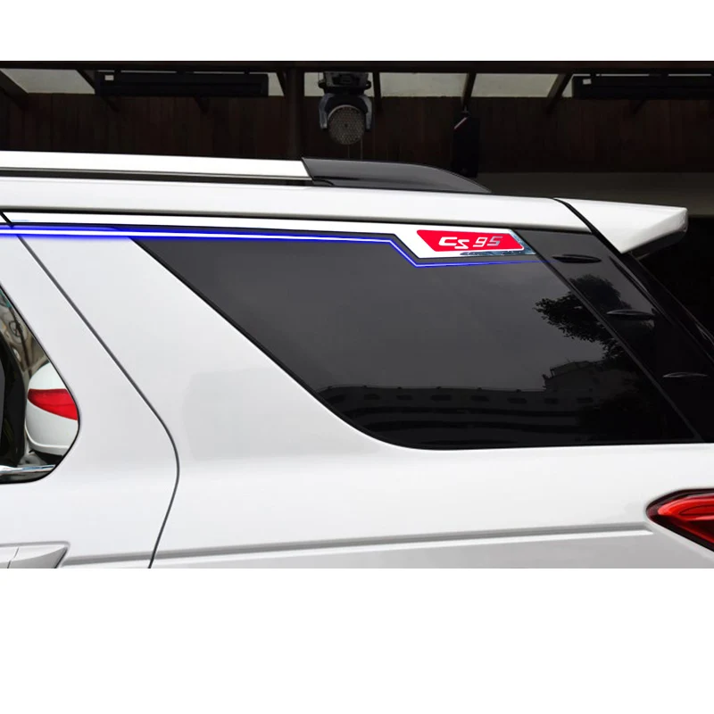 Lsrtw2017 нержавеющая сталь окна автомобиля планки украшения для changan cs95 20019