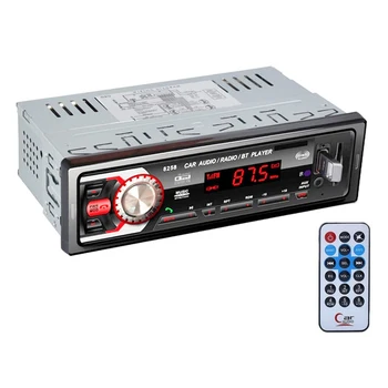 

Car Radio 1 Din Bluetooth LED Display FM/SD/MMC/USB/AUX Input Autoradio MP3 Player