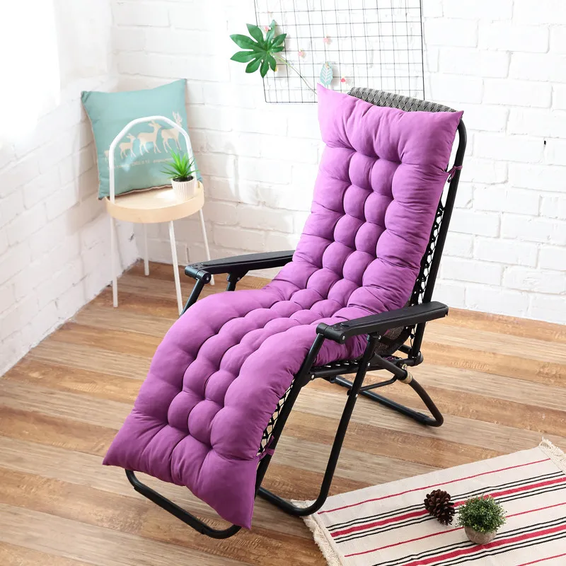 48x155 см подушки для кресла качалки длинная подушка лежак кресло Диван Мягкая Подушка для садового кресла многоцветный на выбор - Цвет: Синий