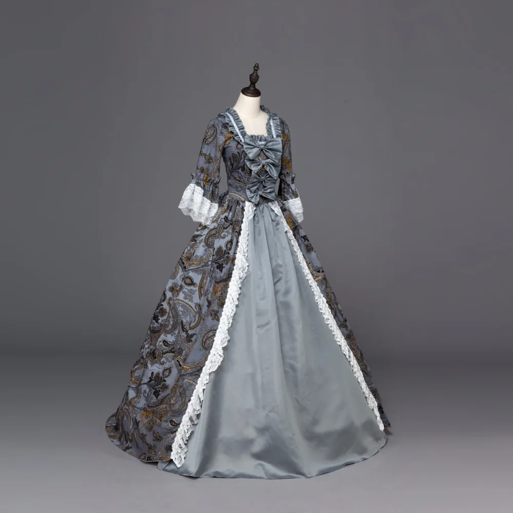 Лидер продаж Бандажное платье Marie Antoinette колониальный маскарадный костюм
