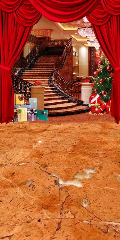 

8X12ft  thin vinyl photography  backgrounds Computer Printed children Christmas Photography backdrops for Photo studio