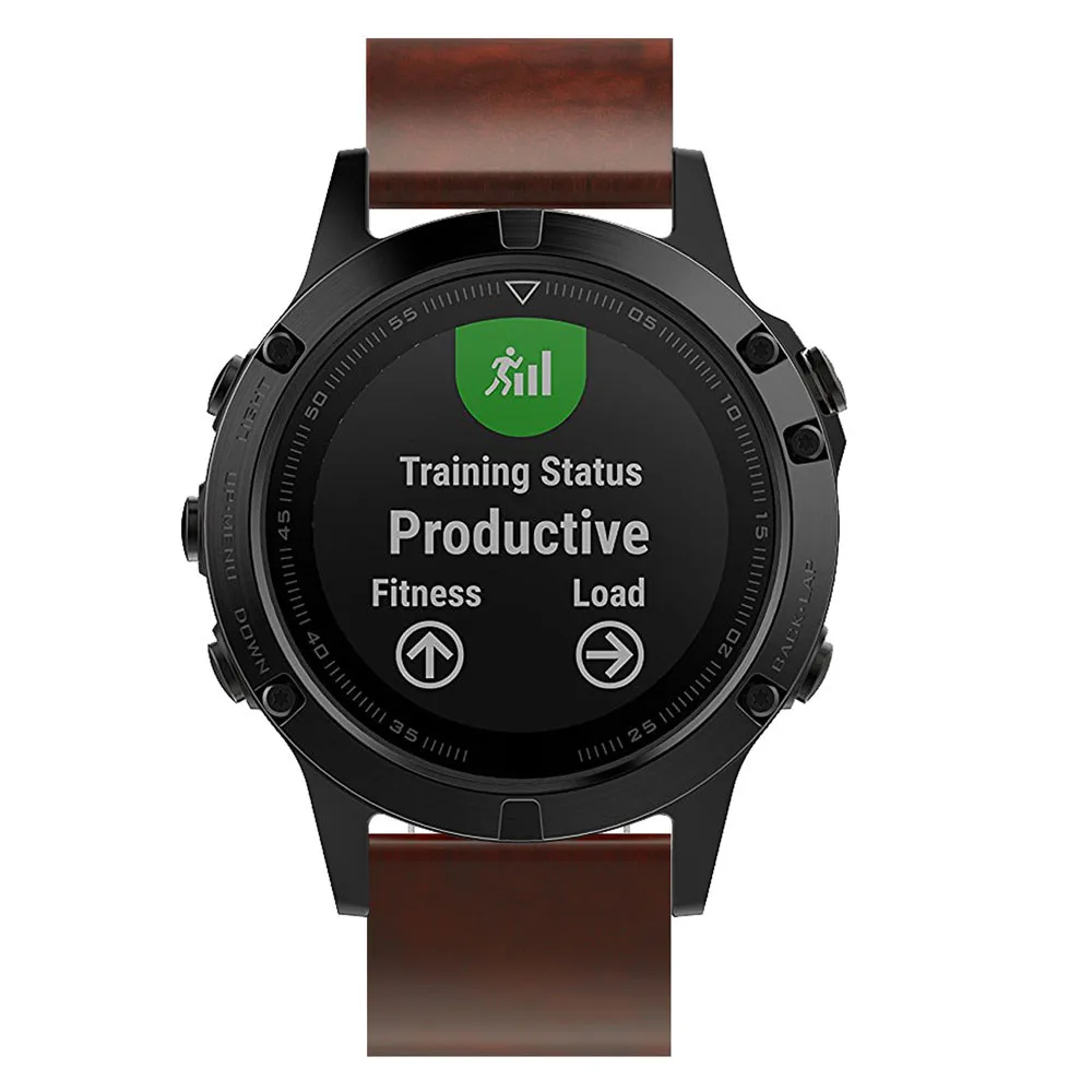 Роскошный кожаный ремешок для Garmin Fenix 5 gps часы модный сменный ремешок для Garmin Fenix 5 61400A