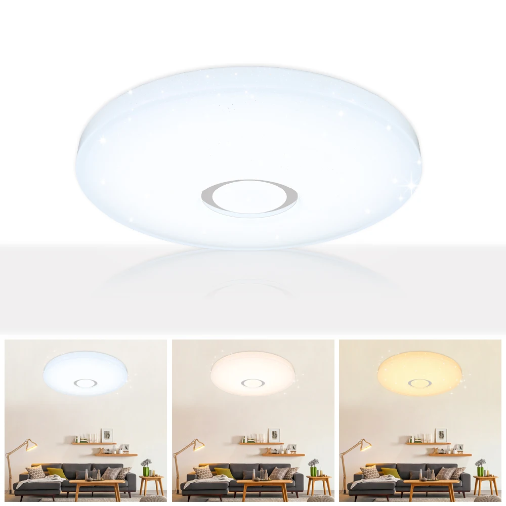 

Modern 60W Ceiling Light LED changeable color Lamp Indoor Lighting Round UFO Form Lighitng Fixture Kitchen Bedroom Living Room
