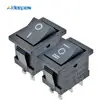 KCD1 KCD4 interruptor de balancín negro interruptor de potencia en-En 2 posiciones/3 posición 2 Pin, 3 Pin, 4 Pin, 6 Pin, No luces ► Foto 1/6